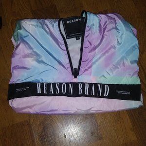 Women's Small Rainbow Pastel Windbreaker